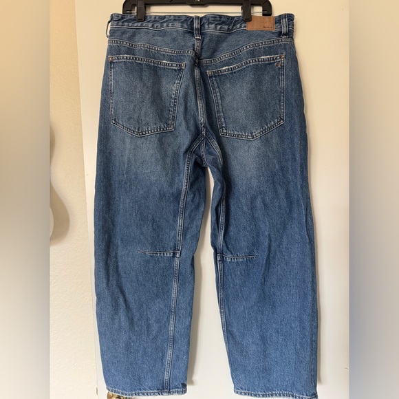 Madewell Barrel Darted Jeans Size 31 - Picture 2 of 6